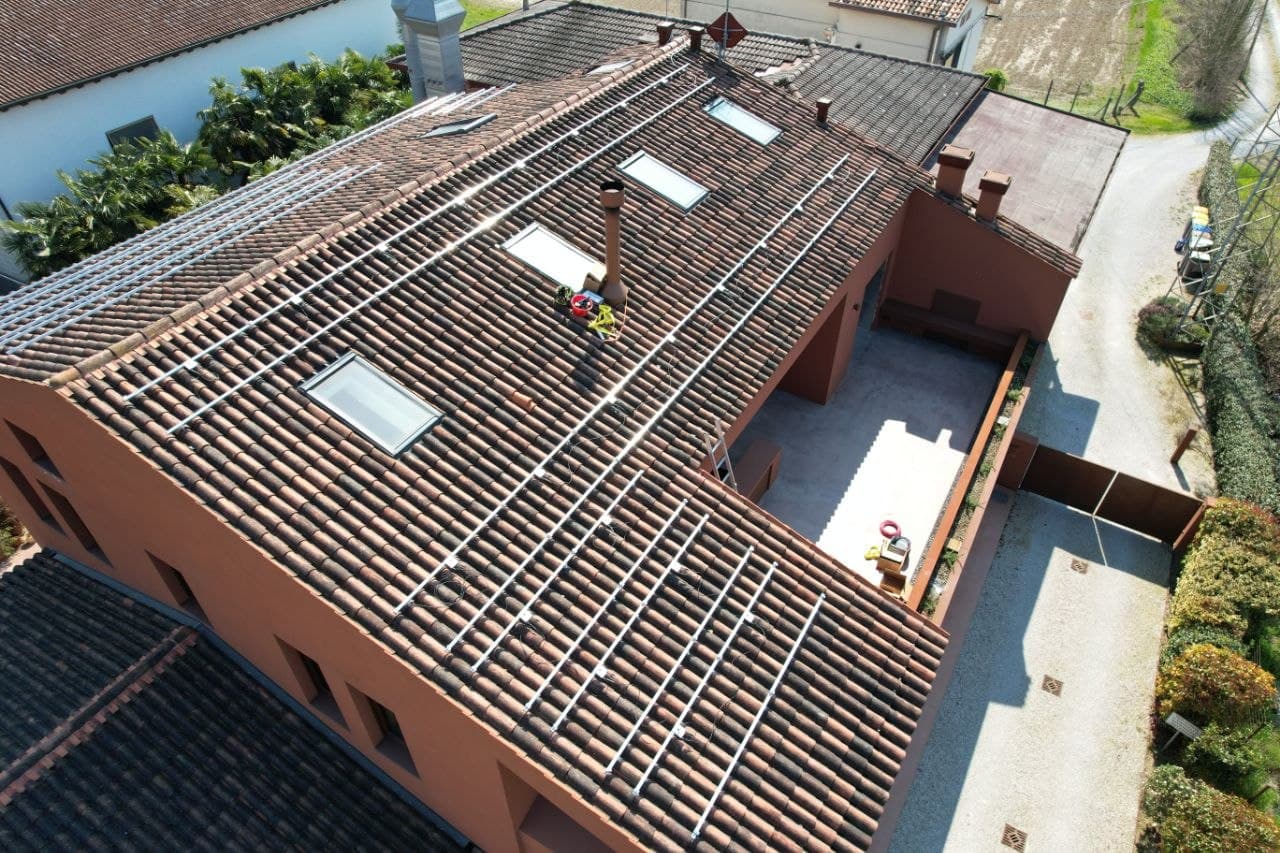 Nuovo impianto SolarEdge in costruzione - Legnaro (PD)